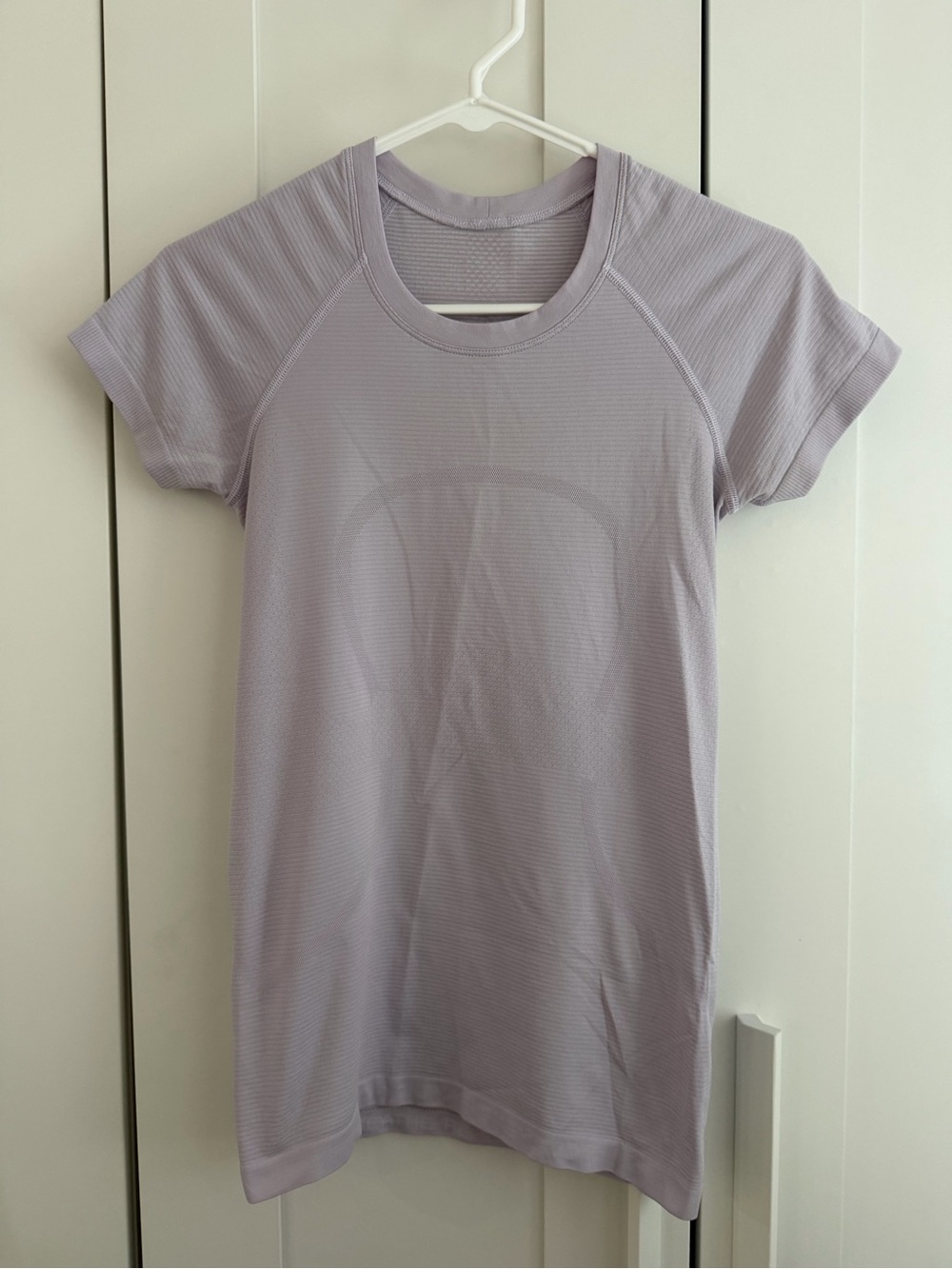 lululemon athletica Light Lavender Short Sleeve Swiftly Tech